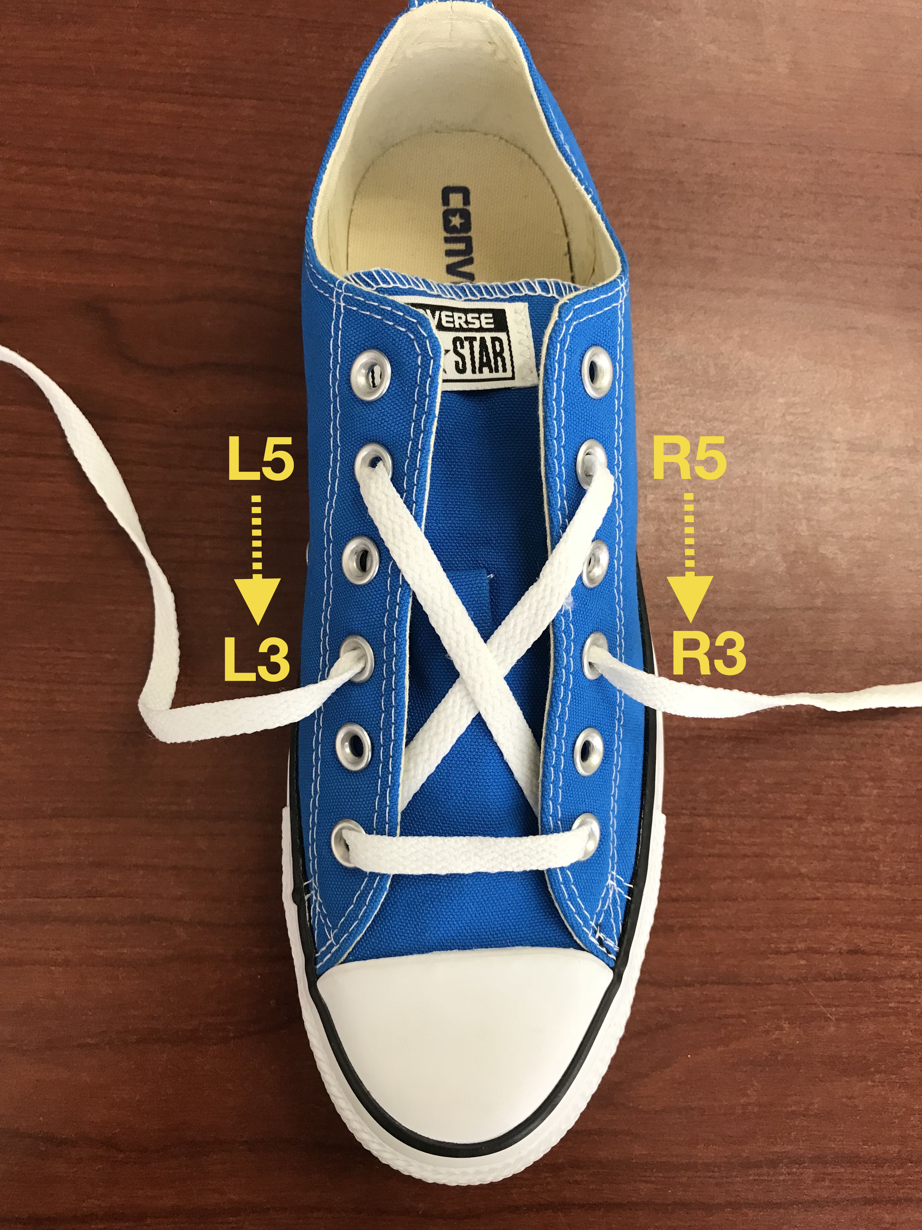 How to Tie Shoelaces Into a Star of David