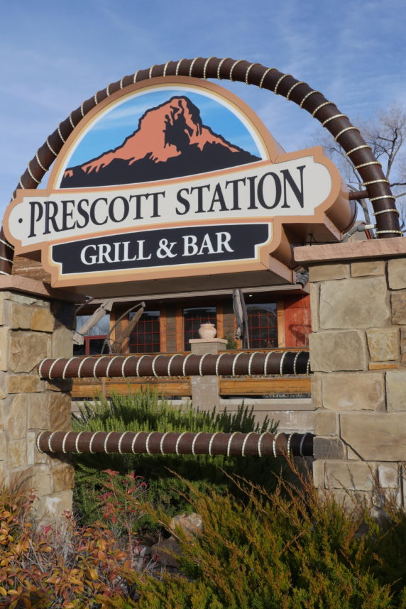 Prescott Station Grill & Bar during day ©2017 K.D. Leperi, All Rights Reserved.