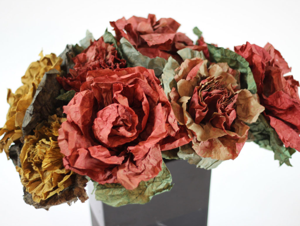 Brown bag it DIY paper bag roses