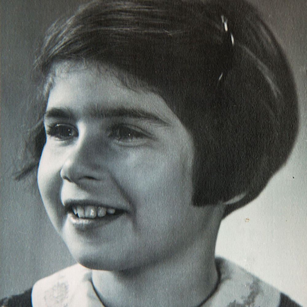Ruth Moll as a child