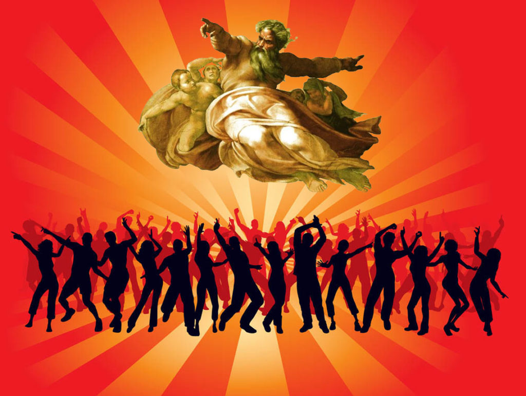 7 haiku for Parsha Nitzavim (in which the Jewish people have a dance party with God) by Rick Lupert