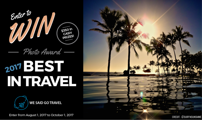 Which Photo will you share in Best in Travel Award 2017?