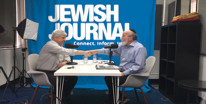 David Suissa and Rabbi Joseph Telushkin