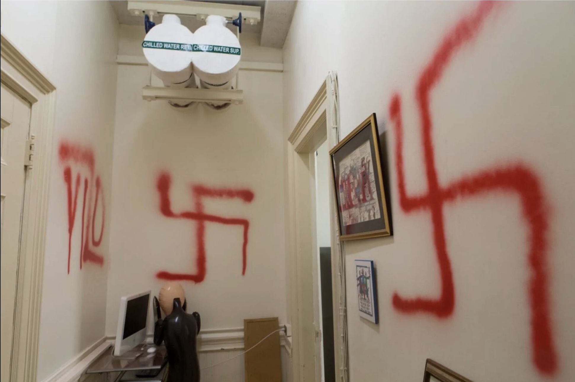 Columbia Professor’s Office Vandalized With Swastikas