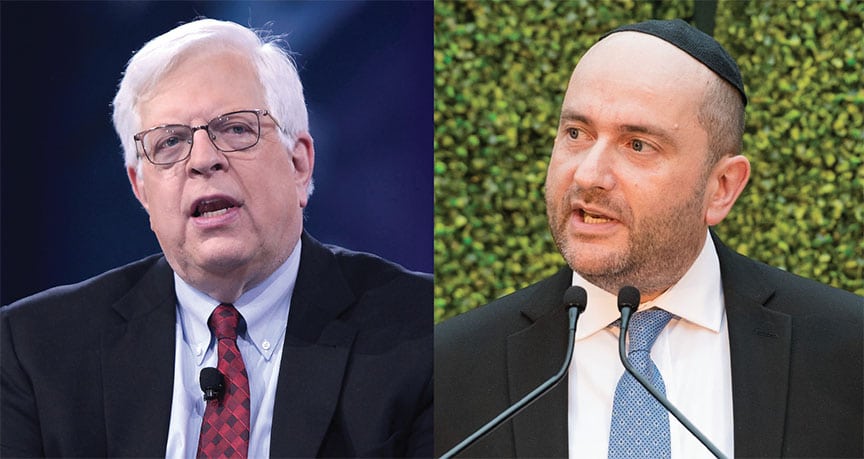 Dennis Prager and Rabbi Pini Dunner to Debate Human Nature at The Saban