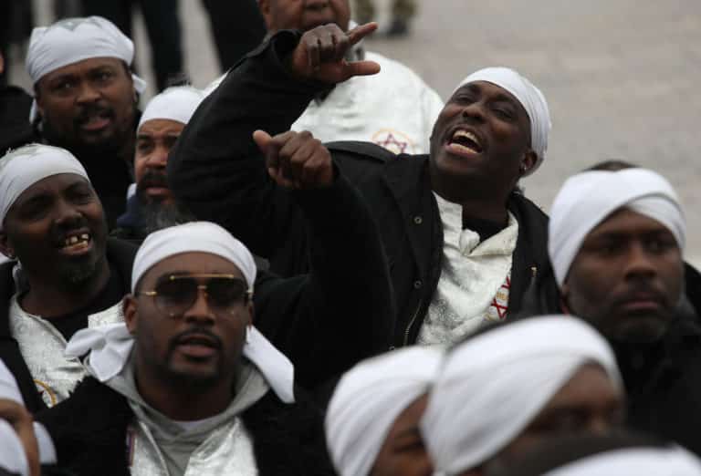 Black Hebrew Israelites Chant “We Are the Real Jews” in Support of
