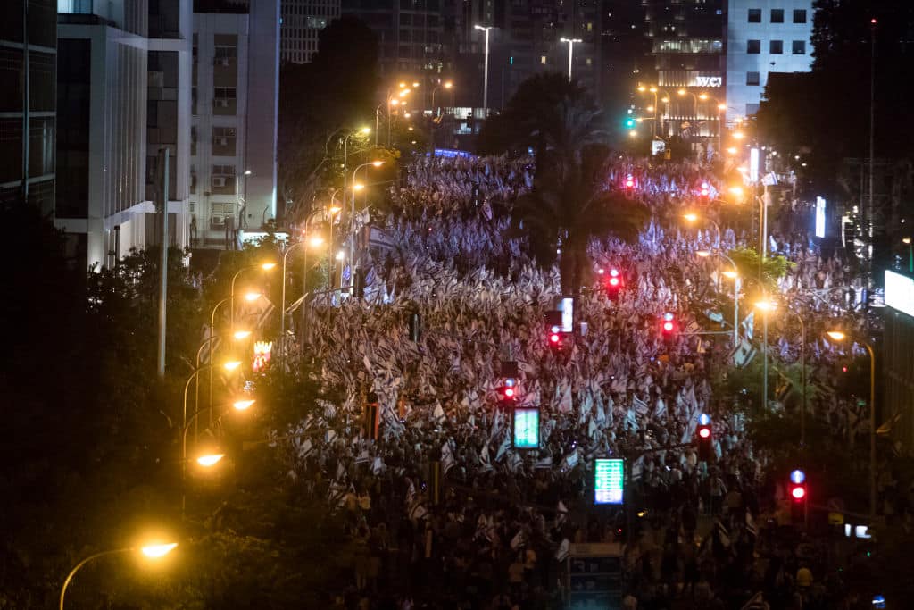 Protests in Tel Aviv