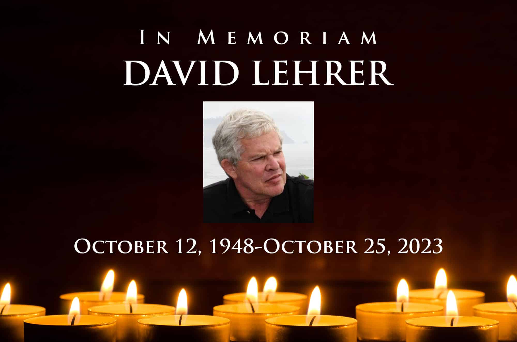 洛杉矶犹太社区领袖和民权人士David Lehrer去世，享年75岁