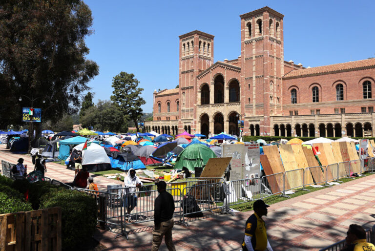 UCLA Sends Notice to “Unlawful” Pro-Palestinian Encampment