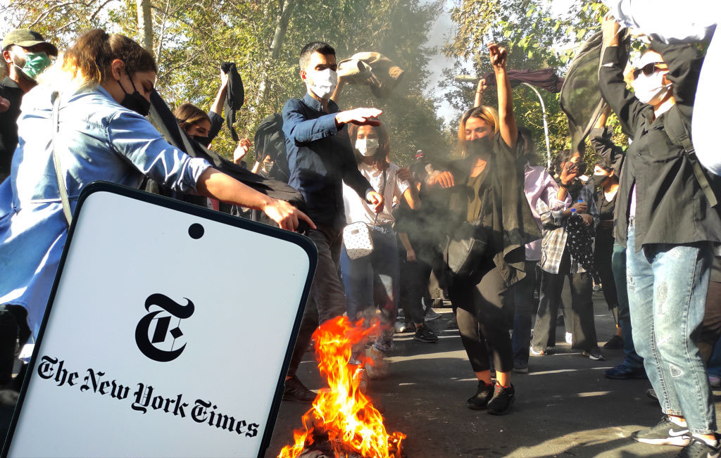 Faced with the Uprisings in Iran, The New York Times Commits Journalistic Malpractice