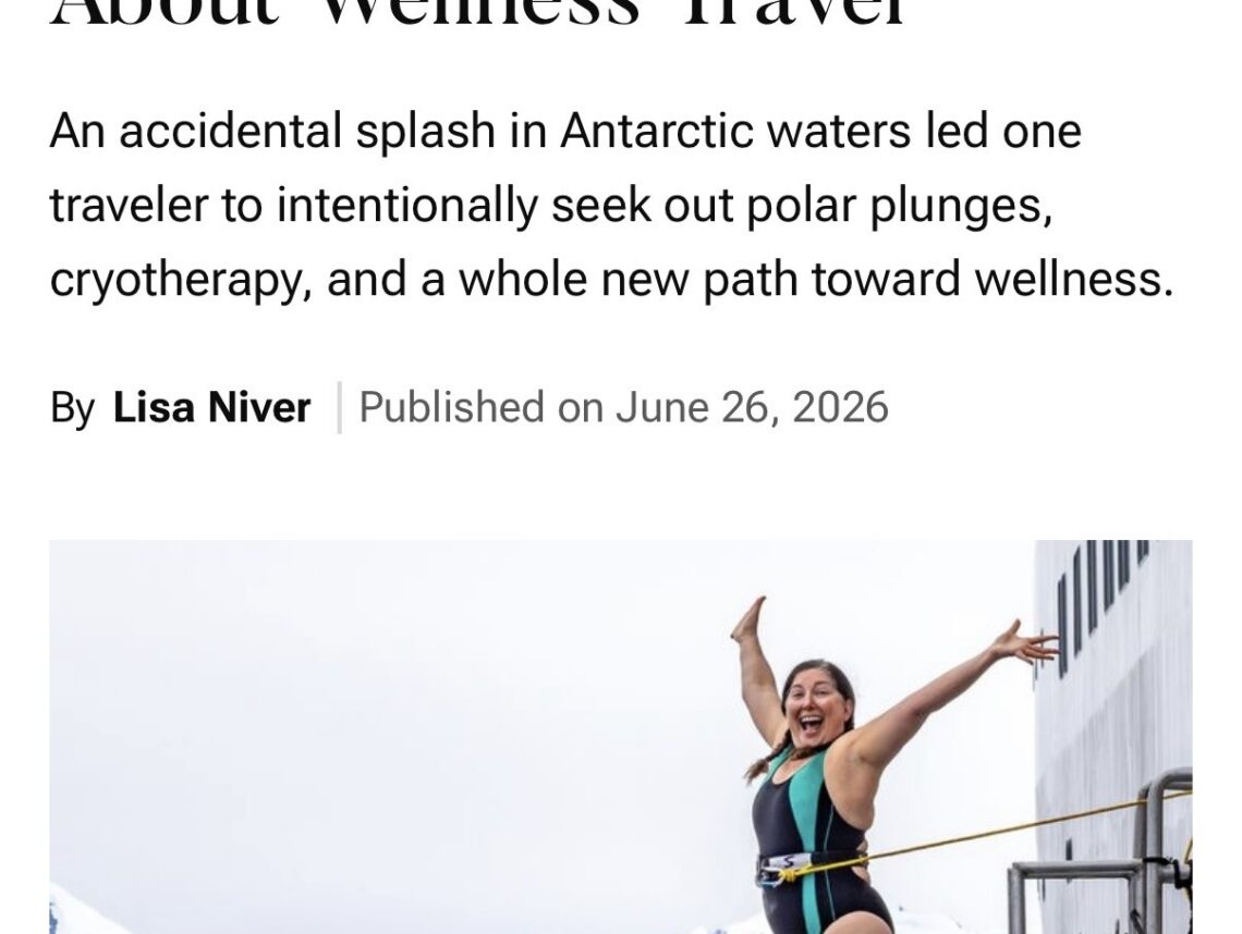 Thank you Travel and Leisure: 3 Minutes in Extreme Cold